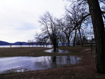 Flooding at Croton Point Park.