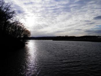 Croton River as it meets the Hudson.