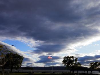 Storm threatening.