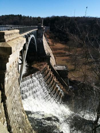 Croton Dam spillway.