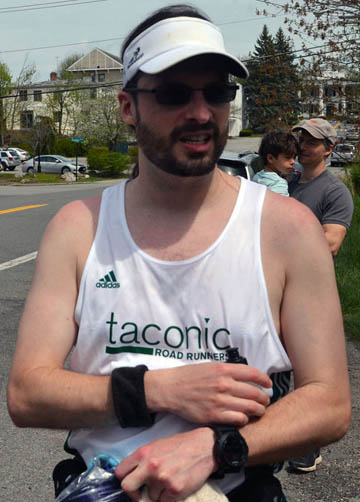 After finishing, brother and nephew behind me. Photo by Eliot Lee.